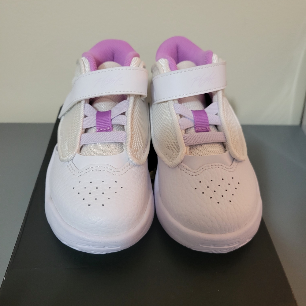 Kids Purple and White Sneakers